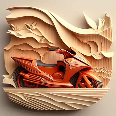 3D мадэль Honda Wave (STL)
